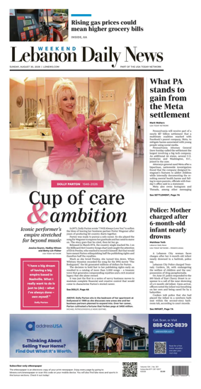 Cover of Lebanon Daily News