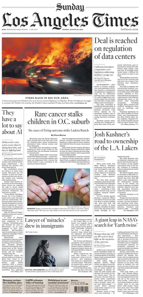 Cover of Los Angeles Times (Sunday)