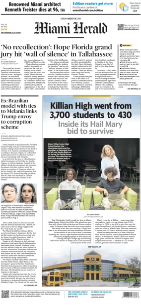 Cover of Miami Herald (Sunday)