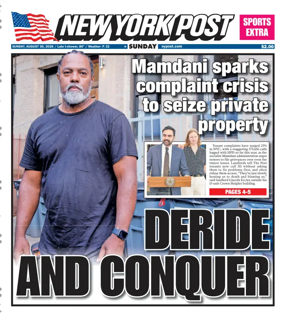Cover of New York Post