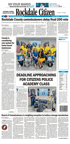 Cover of Rockdale Citiizen