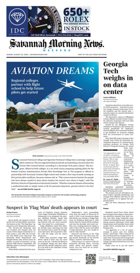 Cover of Savannah Morning News