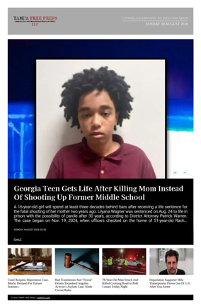 Cover of Tampa Free Press