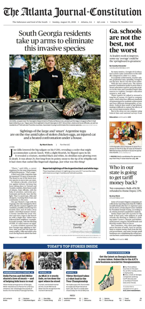Cover of The Atlanta Journal-Constitution