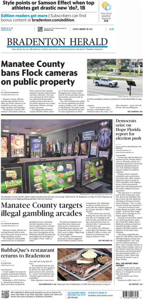 Cover of The Bradenton Herald (Sunday)