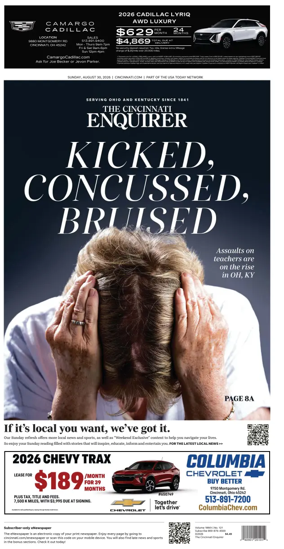 Cover of The Cincinnati Enquirer