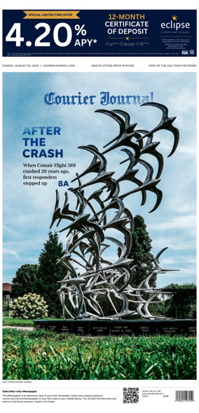Cover of The Courier-Journal (Louisville)