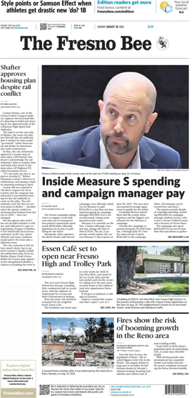 Cover of The Fresno Bee (Sunday)