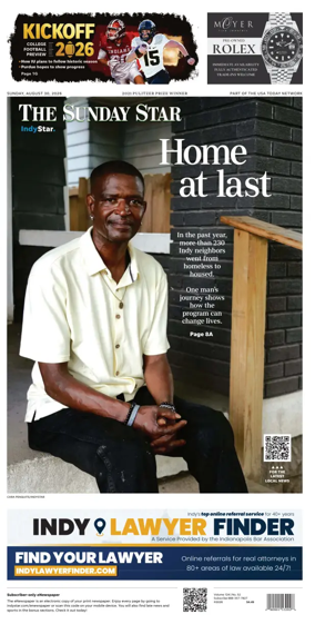 Cover of The Indianapolis Star
