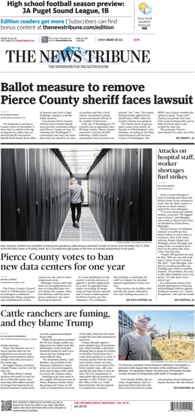 Cover of The News Tribune
