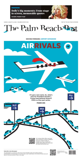 Cover of The Palm Beach Post