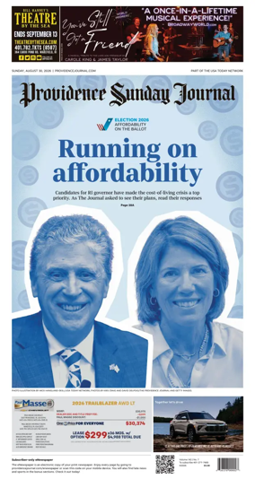 Cover of The Providence Journal