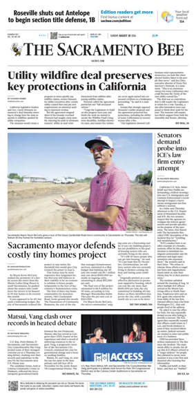 Cover of The Sacramento Bee (Sunday)