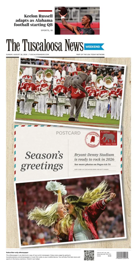 Cover of The Tuscaloosa News