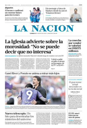 Cover of La Nacion