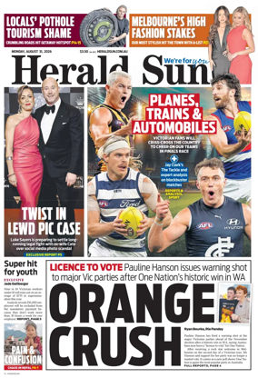 Cover of Herald Sun