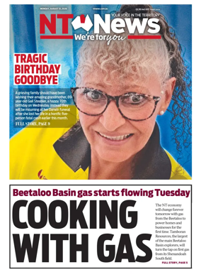 Cover of NT News
