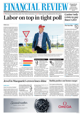 Cover of The Australian Financial Review