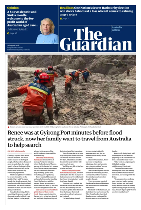 Cover of The Guardian Australia