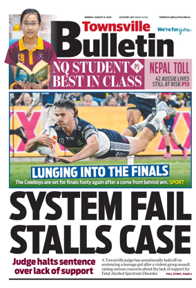 Cover of Townsville Bulletin