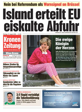 Cover of Kronen Zeitung