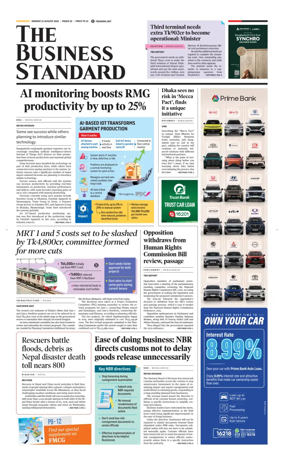 Cover of The Business Standard