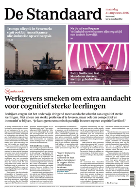 Cover of De Standaard