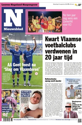 Cover of Het Nieuwsblad