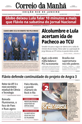 Cover of Jornal Correio da Manha