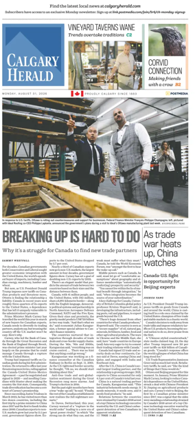 Cover of Calgary Herald