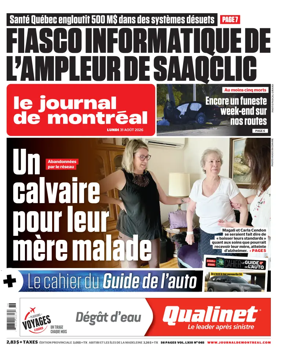 Cover of Le Journal de Montreal