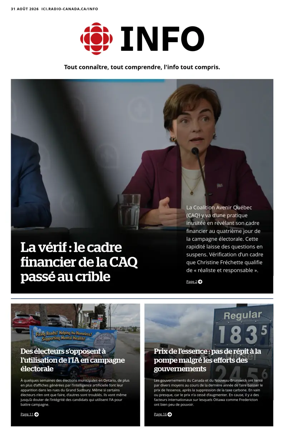 Cover of Radio-Canada Info