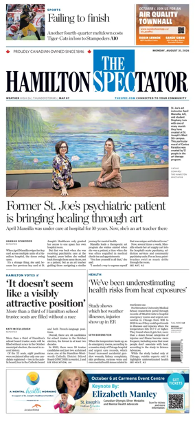 Cover of The Hamilton Spectator