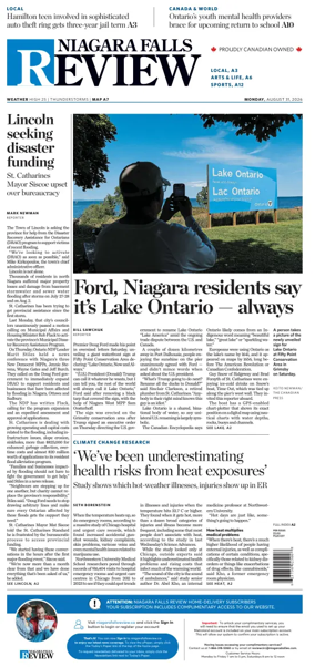 Cover of The Niagara Falls Review