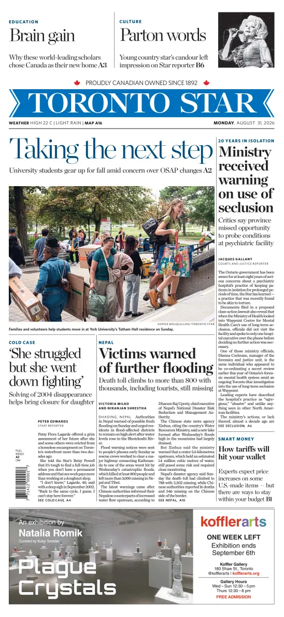 Cover of Toronto Star