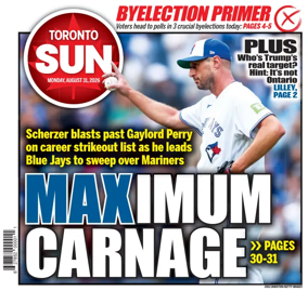 Cover of Toronto Sun