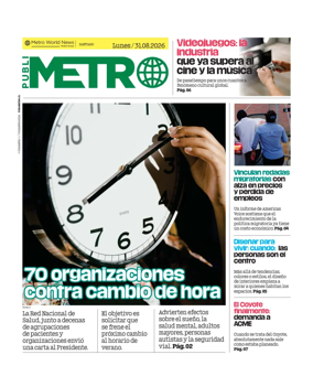 Cover of Publimetro Chile