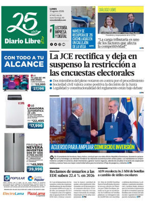 Cover of Diario Libre (Republica Dominicana)