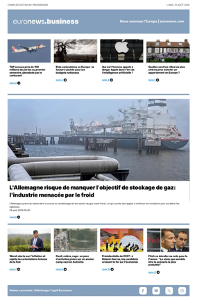 Cover of Euronews Business (French)