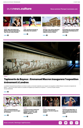 Cover of Euronews Culture (French)
