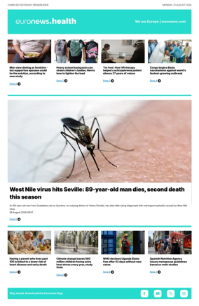 Cover of Euronews Health (English) Compiled Edition