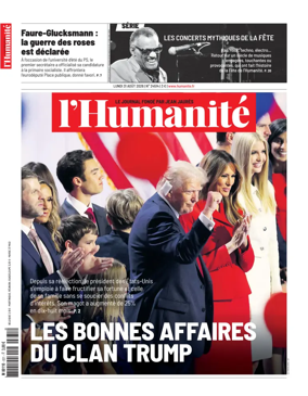 Cover of L'HUMANITE