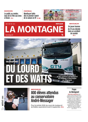 Cover of La Montagne (Montlucon)
