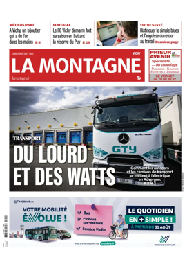 Cover of La Montagne (Vichy)
