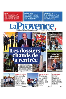 Cover of La Provence Martigues-Istres-Vitrolles-Marignane