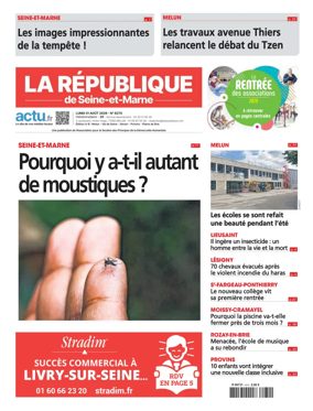 Cover of La Republique de Seine-et-Marne (Edition A-B)