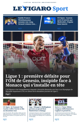 Cover of Le Figaro Sport