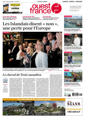 Cover of Ouest-France (Lannion / Paimpol / Guingamp)