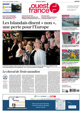 Cover of Ouest France (Sarthe)