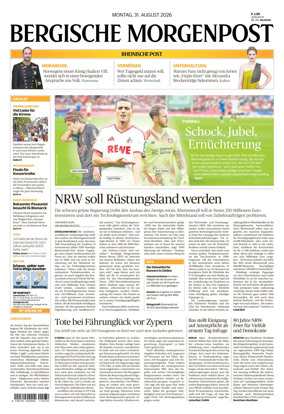 Cover of Bergische Morgenpost Wermelskirchen/Huckeswagen/Radevormwald
